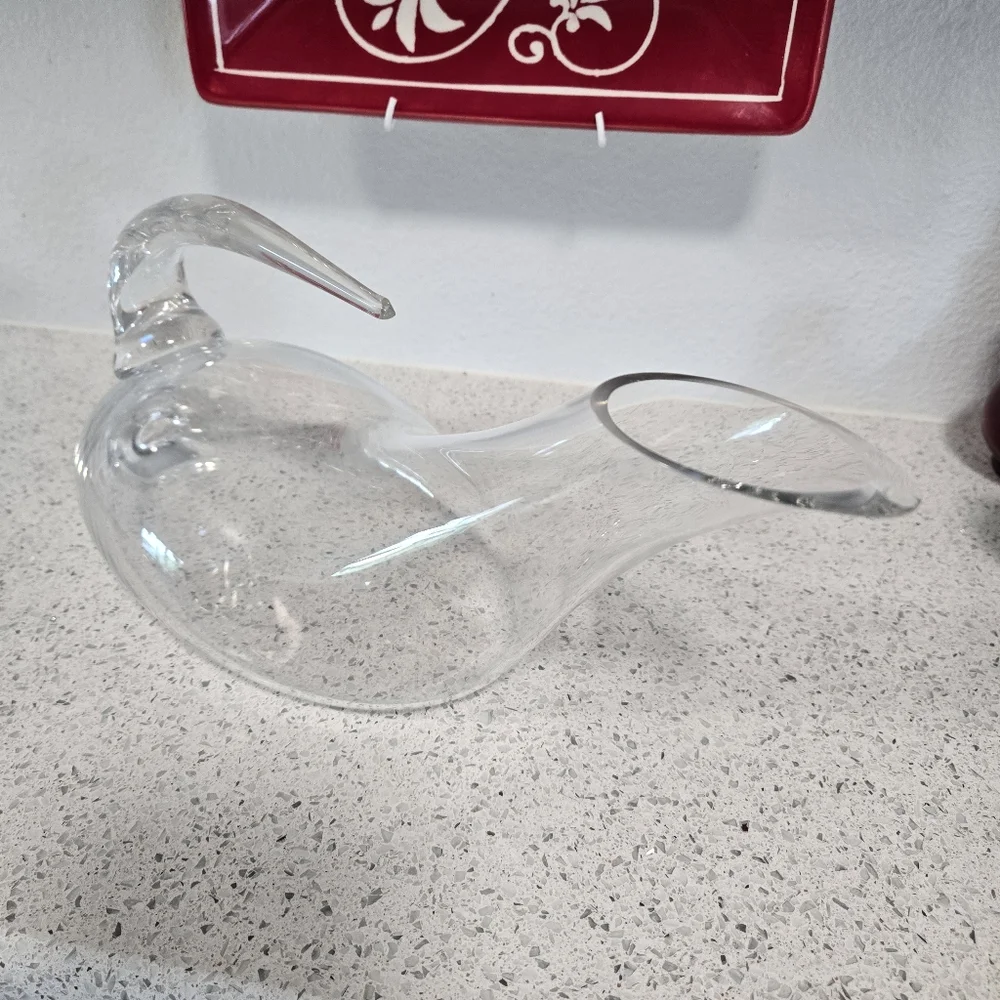 Crystal Glass Duck Decanter